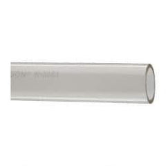 Made in USA - 1" ID x 1-1/4" OD, 1/8" Wall Thickness, Cut to Length (50' Standard Length) Plastic Tube - Clear, 14 Max psi, 40 Hardness - Eagle Tool & Supply