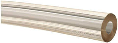 Made in USA - 3/8" ID x 7/8" OD, 1/4" Wall Thickness, Cut to Length (50' Standard Length) Tygon Tube - Clear, 50 Max psi, 40 Hardness - Eagle Tool & Supply