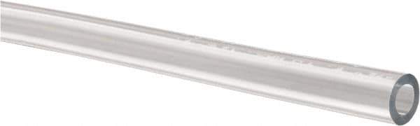 Made in USA - 3/16" ID x 5/16" OD, 1/16" Wall Thickness, Cut to Length (50' Standard Length) Plastic Tube - Clear, 14 Max psi, 63 Hardness - Eagle Tool & Supply