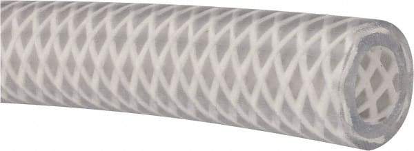 Made in USA - 3/8" ID x 5/8" OD, 1/8" Wall Thickness, Cut to Length (100' Standard Length) PVC Tube - Clear, 180 Max psi, 80 Hardness - Eagle Tool & Supply