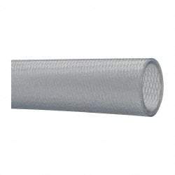 Made in USA - 2" ID x 2-1/2" OD, 1/4" Wall Thickness, Cut to Length (50' Standard Length) PVC Tube - Clear, 80 Max psi, 80 Hardness - Eagle Tool & Supply