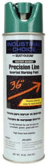 Rust-Oleum - 17 fl oz Green Marking Paint - 600' to 700' Coverage at 1" Wide, Water-Based Formula - Eagle Tool & Supply