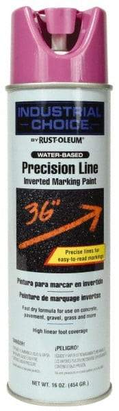 Rust-Oleum - 17 fl oz Purple Marking Paint - 600' to 700' Coverage at 1" Wide, Water-Based Formula - Eagle Tool & Supply