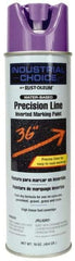 Rust-Oleum - 17 fl oz Purple Marking Paint - 600' to 700' Coverage at 1" Wide, Water-Based Formula - Eagle Tool & Supply