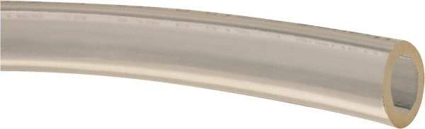 Made in USA - 1/2" ID x 3/4" OD, 1/8" Wall Thickness, Cut to Length (100' Standard Length) Polyurethane Tube - Clear, 41 Max psi - Eagle Tool & Supply