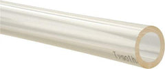 Made in USA - 5/8" ID x 7/8" OD, 1/8" Wall Thickness, Cut to Length (100' Standard Length) Polyurethane Tube - Clear, 35 Max psi - Eagle Tool & Supply