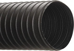 Hi-Tech Duravent - 14" ID, 25' Long, Neoprene Coated Polyester Blower & Duct Hose - Black, 15-1/2" Bend Radius, 9 In/Hg, 20 Max psi, -40 to 250°F, Chemical and Abrasion Resistant - Eagle Tool & Supply