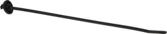 Thomas & Betts - 9.6" Long Black Nylon Standard Cable Tie - 65 Lb Tensile Strength, 1.65mm Thick, 1-3/4" Max Bundle Diam - Eagle Tool & Supply