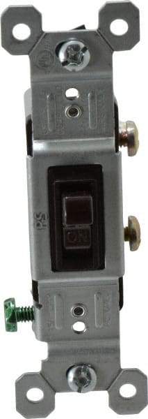 Pass & Seymour - 1 Pole, 120 VAC, 15 Amp, Specification Grade, Toggle, Wall and Dimmer Light Switch - 1-1/4 Inch Wide x 3.281 Inch High - Eagle Tool & Supply