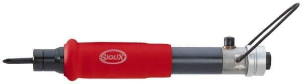 Sioux Tools - 1/4" Bit Holder, 800 RPM, Inline Handle Air Screwdriver - 5 to 50 In/Lb Torque, 8 CFM - Eagle Tool & Supply