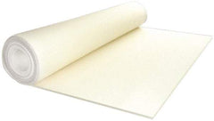 Made in USA - 5/8 Inch Thick x 60 Inch Wide x 60 Inch Long, Pressed Wool Felt Sheet - 10 Lbs/Square Yd., White, 500 psi - Eagle Tool & Supply