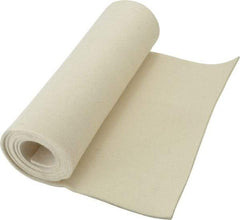 Made in USA - 1/8 Inch Thick x 60 Inch Wide x 12 Inch Long, Pressed Wool Felt Sheet - 2 Lbs/Square Yd., White, 500 psi - Eagle Tool & Supply