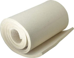 Made in USA - 1/2 Inch Thick x 60 Inch Wide x 12 Inch Long, Pressed Wool Felt Sheet - 8 Lbs/Square Yd., White, 500 psi - Eagle Tool & Supply