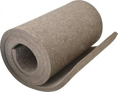 Made in USA - 1/2 Inch Thick x 60 Inch Wide x 12 Inch Long, Pressed Wool Felt Sheet - 8 Lbs/Square Yd., Gray, 400 psi - Eagle Tool & Supply