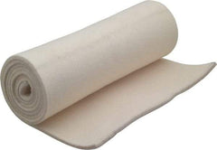 Made in USA - 3/16 Inch Thick x 66 Inch Wide x 12 Inch Long, Pressed Wool Felt Sheet - 2.3 Lbs/Square Yd., White, 400 psi - Eagle Tool & Supply