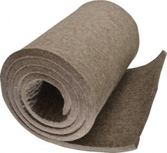 Made in USA - 1/2 Inch Thick x 72 Inch Wide x 12 Inch Long, Pressed Wool Felt Sheet - 6.1 Lbs/Square Yd., Gray, 250 psi - Eagle Tool & Supply