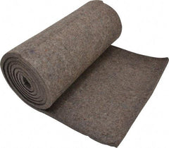 Made in USA - 3/8 Inch Thick x 72 Inch Wide x 12 Inch Long, Pressed Wool Felt Sheet - 3.2 Lbs/Square Yd., Gray, 75 psi - Eagle Tool & Supply