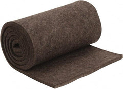 Made in USA - 1/2 Inch Thick x 72 Inch Wide x 12 Inch Long, Pressed Wool Felt Sheet - 4.2 Lbs/Square Yd., Gray, 75 psi - Eagle Tool & Supply