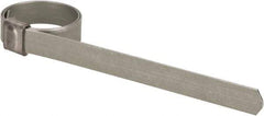 IDEAL TRIDON - 13/16" ID Galvanized Steel Preformed J-Type Clamp - 3/8" Wide, 0.025" Thick - Eagle Tool & Supply