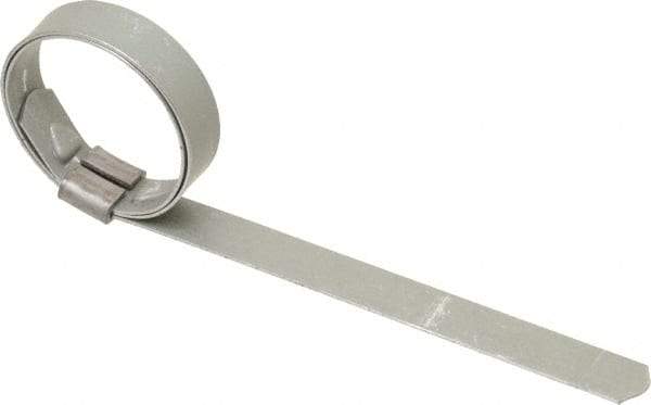 IDEAL TRIDON - 1" ID Galvanized Steel Preformed J-Type Clamp - 3/8" Wide, 0.025" Thick - Eagle Tool & Supply