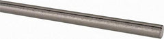 Made in USA - 3/8" Diam, 2' Long, 1045 Steel Keyed Round Linear Shafting - 3/32" Key - Eagle Tool & Supply
