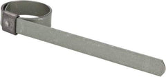 IDEAL TRIDON - 13/16" ID Galvanized Steel Preformed Center Punch Clamp - 3/8" Wide, 0.025" Thick - Eagle Tool & Supply