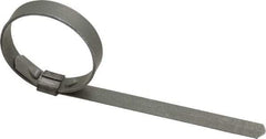 IDEAL TRIDON - 1-3/8" ID Galvanized Steel Preformed Center Punch Clamp - 3/8" Wide, 0.025" Thick - Eagle Tool & Supply