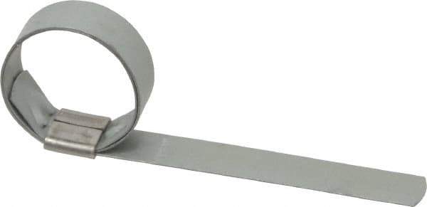 IDEAL TRIDON - 1-1/4" ID Galvanized Steel Preformed Center Punch Clamp - 5/8" Wide, 0.025" Thick - Eagle Tool & Supply