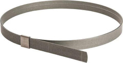 IDEAL TRIDON - 7" ID, Galvanized Steel Preformed Center Punch Type Clamp - 5/8" Wide x 0.03" Thick - Eagle Tool & Supply