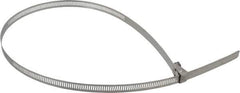 IDEAL TRIDON - SAE Size 152, 2 to 10" Diam, Stainless Steel Quick Release Worm Drive Clamp - 1/2" Wide, Material Grade 301, Series 550 - Eagle Tool & Supply