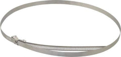 IDEAL TRIDON - SAE Size 216, 10-3/16 to 14" Diam, Stainless Steel Quick Release Worm Drive Clamp - 1/2" Wide, Material Grade 301, Series 550 - Eagle Tool & Supply