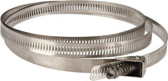 IDEAL TRIDON - SAE Size 248, 1-3/4 to 16" Diam, Stainless Steel Quick Release Worm Drive Clamp - 1/2" Wide, Material Grade 301, Series 550 - Eagle Tool & Supply