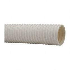 Continental ContiTech - 1-1/2" ID, 29 Hg Vac Rating, 34 psi, PVC Vacuum & Duct Hose - 100' Long, White, 3.8" Bend Radius, 15 to 150°F - Eagle Tool & Supply