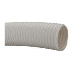 Continental ContiTech - 3" ID, 29 Hg Vac Rating, 30 psi, PVC Vacuum & Duct Hose - 100' Long, White, 8" Bend Radius, 15 to 150°F - Eagle Tool & Supply