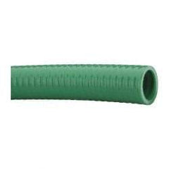 Continental ContiTech - 15 to 150°F, 1" Inside x 1.24" Outside Diam, PVC Liquid Suction & Discharge Hose - Green, 100' Long, 106 psi Working Pressure - Eagle Tool & Supply