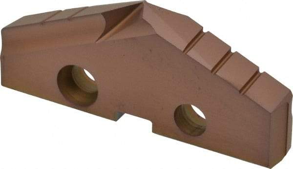 Allied Machine and Engineering - 1-27/32" Diam x 1/4" Thick, Seat Code 3, 132° Included Angle Spade Drill Insert - AM200 Coated, Cobalt, Series GEN2 T-A - Eagle Tool & Supply