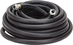 Continental ContiTech - 3/4" ID x 1.118" OD 50' Long Multipurpose Air Hose - MNPT x MNPT Ends, 200 Working psi, -40 to 190°F, 3/4" Fitting, Black - Eagle Tool & Supply