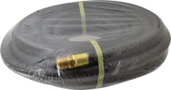 Continental ContiTech - 1/2" ID x 0.844" OD 25' Long Oil Resistant Air Hose - MNPT x MNPT Ends, 300 Working psi, -20 to 190°F, 1/2" Fitting, Black - Eagle Tool & Supply
