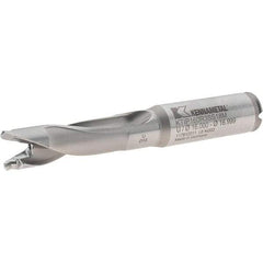 Kennametal - 16 to 16.99mm Diam, 3xD, 51mm Max Depth, 18mm Shank Diam, 70mm Flute, 122mm OAL, Replaceable Tip Drill - KTIP1600HPM Insert, U Seat Size, Series KenTIP - Eagle Tool & Supply