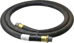 Continental ContiTech - 3/4" ID x 1-1/8" OD x 8' OAL, NPT Male x Male Petroleum Transfer Hose - 100 Max Working psi, 3/4" Fitting, Black - Eagle Tool & Supply