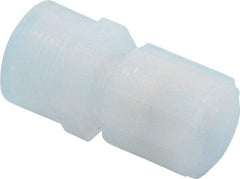 NewAge Industries - 1/2" Tube OD, PFA PTFE Plastic Compression Tube Female Connector - 1/2 NPT Pipe, 500°F Max, 1/2 Thread - Eagle Tool & Supply