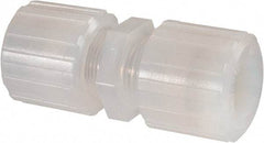 NewAge Industries - 3/4" Tube OD, PFA PTFE Plastic Compression Tube Union - 500°F Max - Eagle Tool & Supply