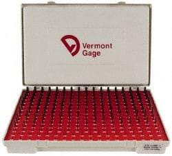 Vermont Gage - 240 Piece, 0.011-0.25 Inch Diameter Plug and Pin Gage Set - Plus 0.0002 Inch Tolerance, Class ZZ - Eagle Tool & Supply