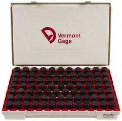 Vermont Gage - 84 Piece, 0.917-1 Inch Diameter Plug and Pin Gage Set - Plus 0.0002 Inch Tolerance, Class ZZ - Eagle Tool & Supply