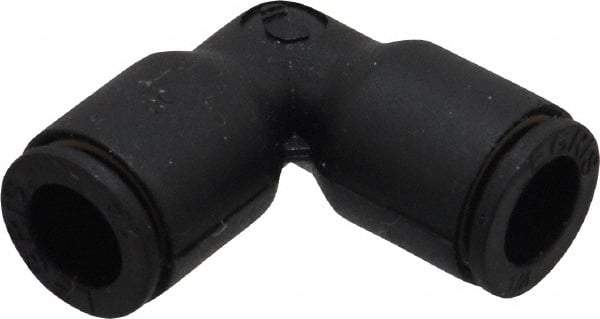 Legris - 1/4" Outside Diam, Nylon Push-to-Connect Tube Union Elbow - 290 Max psi - Eagle Tool & Supply