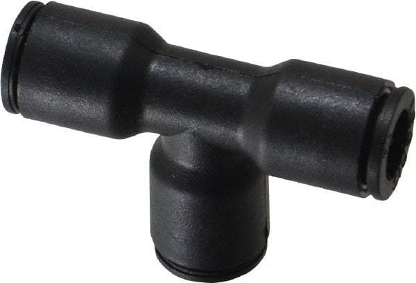 Legris - 1/4" Outside Diam, Nylon Push-to-Connect Tube Union Tee - 290 Max psi - Eagle Tool & Supply