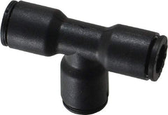 Legris - 1/4" Outside Diam, Nylon Push-to-Connect Tube Union Tee - 290 Max psi - Eagle Tool & Supply