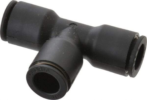 Legris - 3/8" Outside Diam, Nylon Push-to-Connect Tube Union Tee - 290 Max psi - Eagle Tool & Supply