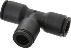 Legris - 3/8" Outside Diam, Nylon Push-to-Connect Tube Union Tee - 290 Max psi - Eagle Tool & Supply