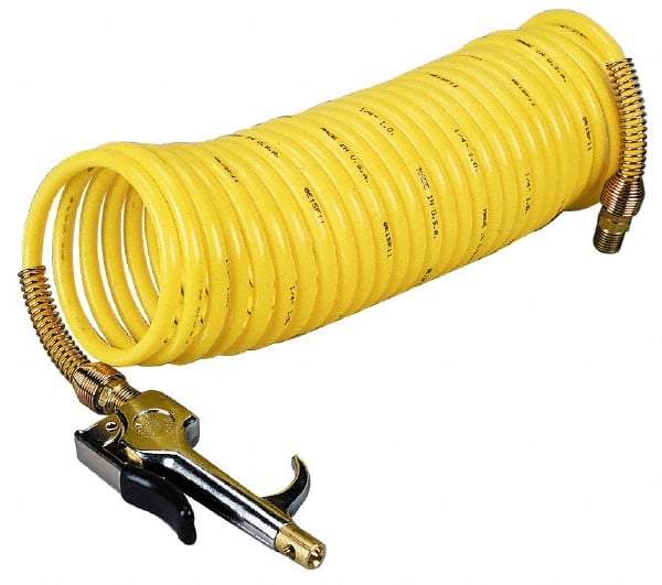 Coilhose Pneumatics - 1/4" ID Thumb Lever Blow Gun - 25' Long Hose - Eagle Tool & Supply